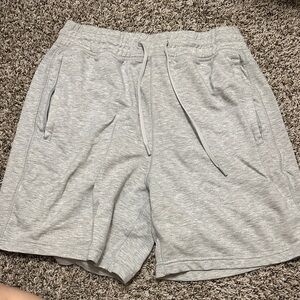 90 Degree By Reflex Light Gray Athletic Shorts